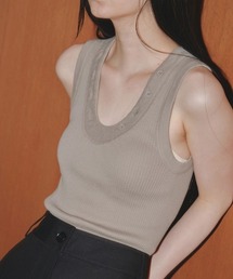 TODAYFUL Uneck Button Tanktop 12320602