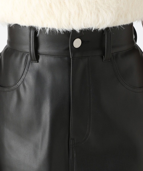 Heather（ヘザー）の「ハイウエストミニスカート　975634（スカート・レディース・ブラック/ブラウン・M/S）」の12枚目の写真