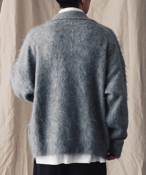epnok(エプノック)の「スキッパーパーマシャギーニット(ニット/セーター・メンズ・カーキ/ブルー/グレー/レッド・LARGE/SMALL/MEDIUM)」の17枚目の写真
