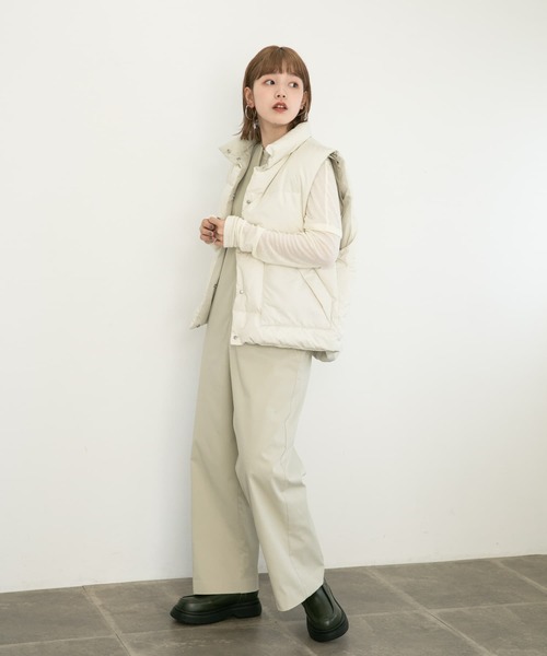 KBF(ケイビーエフ)の「キーネックサロペット(サロペット/オーバーオール・レディース・ブラック/ベージュ系その他・36/38)」の12枚目の写真