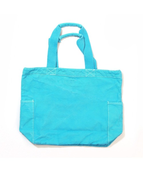 TMT（ティーエムティー）の「CANVAS TOTE BAG(TMT)（トートバッグ・メンズ・レッド/パープル/グリーン/イエロー/ブラック/ネイビー/サックスブルー・FREE）」の17枚目の写真