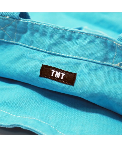 TMT（ティーエムティー）の「CANVAS TOTE BAG(TMT)（トートバッグ・メンズ・レッド/パープル/グリーン/イエロー/ブラック/ネイビー/サックスブルー・FREE）」の21枚目の写真