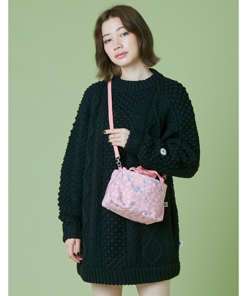 Little sunny bite（リトルサニーバイト）の「【Little sunny bite】Original floral bag（ボストンバッグ・レディース・イエロー/ピンク・FREE）」の10枚目の写真