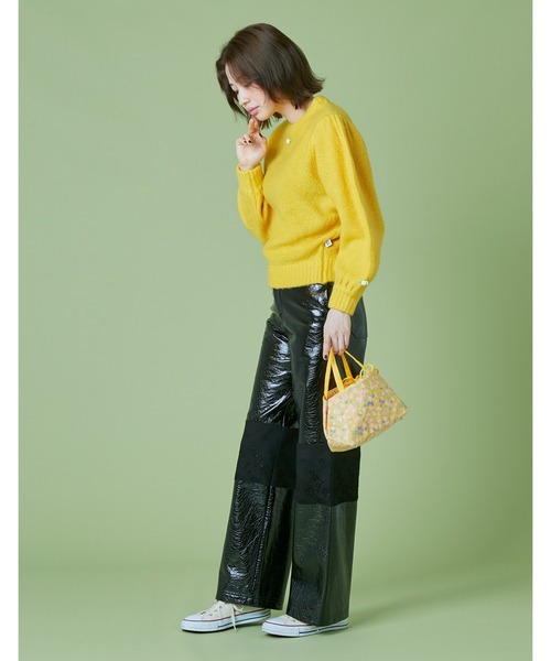 Little sunny bite（リトルサニーバイト）の「【Little sunny bite】Original floral bag（ボストンバッグ・レディース・イエロー/ピンク・FREE）」の19枚目の写真