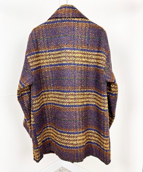 Meli rich（メリーリッチ）の「チェックダブルテーラードジャケット（テーラードジャケット・レディース・グレー/グリーン/ブラウン・MEDIUM）」の17枚目の写真