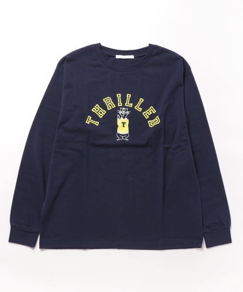 CORNERS(コーナーズ)の「アニマルロゴロンT(Tシャツ/カットソー・レディース・オフホワイト/ベージュ/ネイビー・FREE)」の15枚目の写真