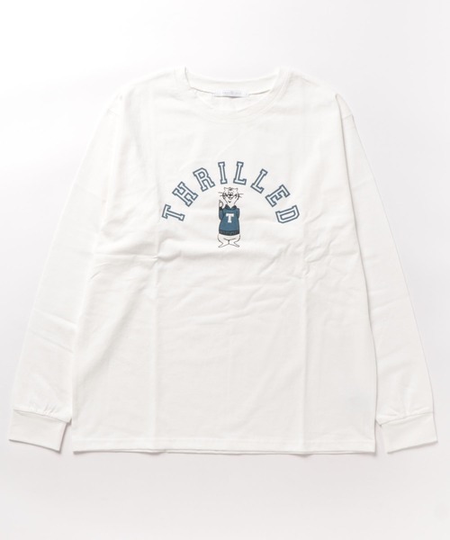 CORNERS(コーナーズ)の「アニマルロゴロンT(Tシャツ/カットソー・レディース・オフホワイト/ベージュ/ネイビー・FREE)」の16枚目の写真