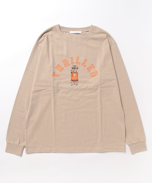 CORNERS(コーナーズ)の「アニマルロゴロンT(Tシャツ/カットソー・レディース・オフホワイト/ベージュ/ネイビー・FREE)」の17枚目の写真