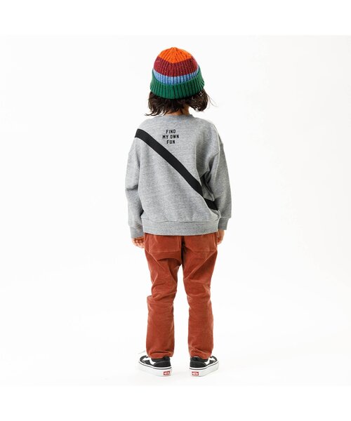 F.O.KIDS(エフオーキッズ)の「ボディバッグドッキングトレーナー(スウェット・キッズ・アイボリー/グレー/ベージュ・120/110/130/140/95/90/100/80)」の5枚目の写真