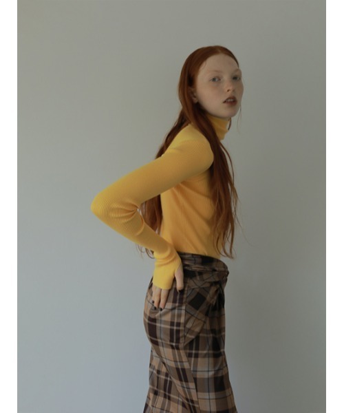 AMAIL(アマイル)の「Fashionable basic knit(ニット/セーター・レディース・グレー/イエロー/アイボリー/ブラック/ピンク・FREE)」の7枚目の写真