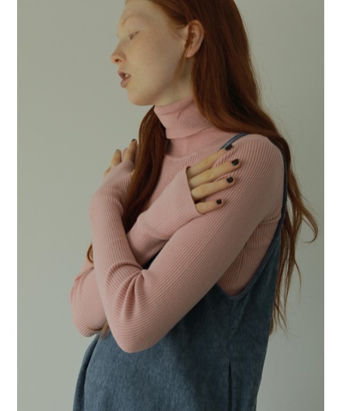 AMAIL(アマイル)の「Fashionable basic knit(ニット/セーター・レディース・グレー/イエロー/アイボリー/ブラック/ピンク・FREE)」の9枚目の写真