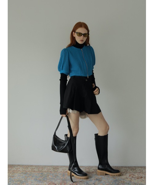 AMAIL(アマイル)の「Fashionable basic knit(ニット/セーター・レディース・グレー/イエロー/アイボリー/ブラック/ピンク・FREE)」の16枚目の写真