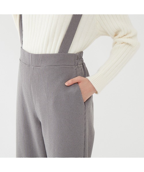 Tuche（トゥシェ）の「Tuche/トゥシェ　サスペンダーパンツ　肩紐取り外し可能（その他パンツ・レディース・ブラウン/ブラック・MEDIUM/LARGE）」の8枚目の写真