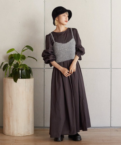 w closet（ダブルクローゼット）の「シャギーバケットハット（ハット・レディース・ブラック/アイボリー・FREE）」の6枚目の写真