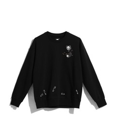 ブランド古着】クロスボールボタンヘンリーネック長袖Tシャツ