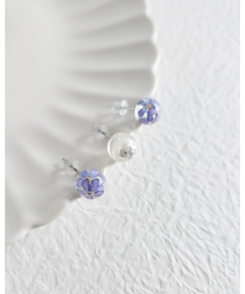tone（トーン）の「【Tresor】水中花　サージカルステンレスピアス(MA)（ピアス（両耳用）・レディース・その他2/その他/その他3・FREE）」の4枚目の写真