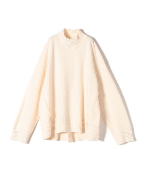 SHIPS for women / シップスウィメン SHIPS Colors:〈手洗い可能〉フラッフィー バック スリット ハイネック ニット SHIPS｜SHIPS Colors:<手洗い可能>フラッフィー バック スリット
