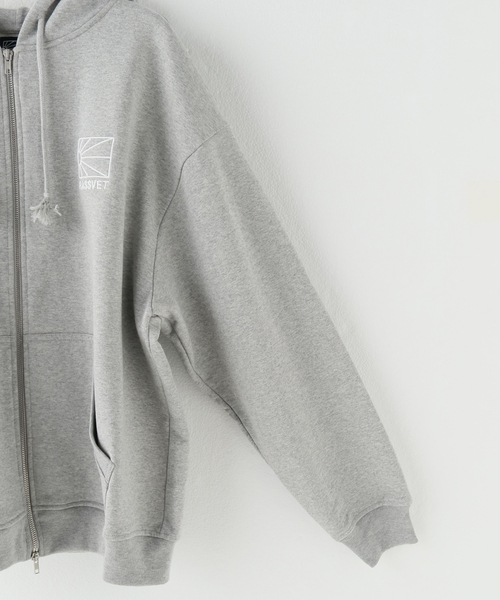 RASSVET / PACCBET(ラスベート)の「【RASSVET / ラスベート】MEN LOGO ZIPPED HOODIE(パーカー・メンズ・グレー/ネイビー・LARGE/MEDIUM)」の6枚目の写真
