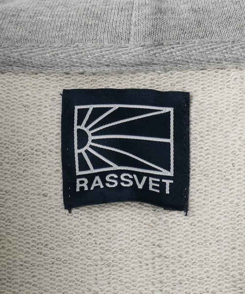 RASSVET / PACCBET(ラスベート)の「【RASSVET / ラスベート】MEN LOGO ZIPPED HOODIE(パーカー・メンズ・グレー/ネイビー・LARGE/MEDIUM)」の15枚目の写真