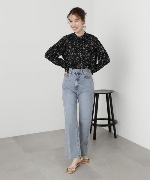 N.(N. Natural Beauty Basic)(エヌエヌナチュラルビューティーベーシック)の「ナチュラルフレアデニム(その他パンツ・レディース・ブラック/ブルー系その他2/ブルー・MEDIUM/SMALL)」の9枚目の写真