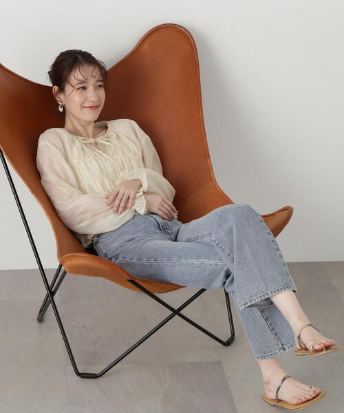 N.(N. Natural Beauty Basic)(エヌエヌナチュラルビューティーベーシック)の「ナチュラルフレアデニム(その他パンツ・レディース・ブラック/ブルー系その他2/ブルー・MEDIUM/SMALL)」の11枚目の写真