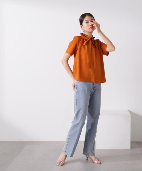 N.(N. Natural Beauty Basic)(エヌエヌナチュラルビューティーベーシック)の「ナチュラルフレアデニム(その他パンツ・レディース・ブラック/ブルー系その他2/ブルー・MEDIUM/SMALL)」の18枚目の写真