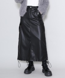 Figments | フェイクレザーライダーススカート(スカート)