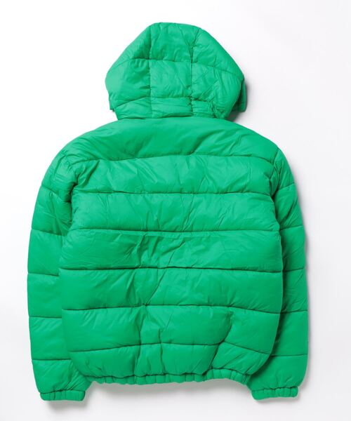 BENETTON (UNITED COLORS OF BENETTON)(ベネトンユナイテッドカラーズオブベネトン)の「フード付きカットループロゴモチーフ中綿ジャケット(その他アウター・メンズ・グリーン/ネイビー・MEDIUM/X-SMALL/LARGE/SMALL)」の3枚目の写真