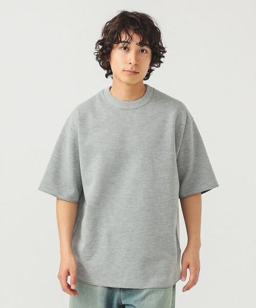 BEAMS（ビームス）の「BEAMS / カノコ天竺 クルーネック（スウェット・メンズ・ベージュ/グレー系その他/ネイビー・L/M/S/XL）」の10枚目の写真