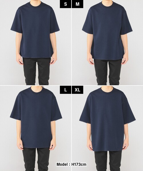 BEAMS（ビームス）の「BEAMS / カノコ天竺 クルーネック（スウェット・メンズ・ベージュ/グレー系その他/ネイビー・L/M/S/XL）」の17枚目の写真