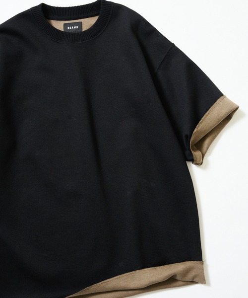 BEAMS（ビームス）の「【ビームスの百名品】  カノコ天竺 クルーネック（Tシャツ/カットソー・メンズ・ベージュ/グレー系その他/ネイビー/ブラック・L/M/S/XL）」の2枚目の写真
