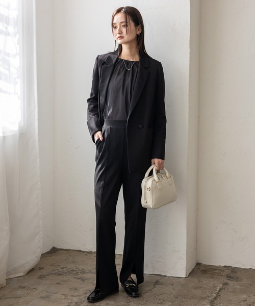 VitaFelice（ヴィータフェリーチェ）の「本革2wayスクエアミニバッグ（トートバッグ・レディース・ブラック/ボルドー/ブラウン系/オフホワイト・FREE）」の6枚目の写真