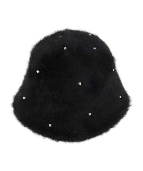 AMBIENT（アンビエント）の「パールシャギーバケットハット（ハット・レディース・ホワイト/ブラック・FREE）」の11枚目の写真