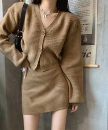 Miniministore（ミニミニストア）の「ニットセットアップ レディース 秋冬韓国（アンサンブル）」