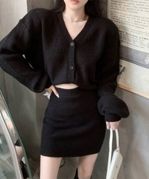 Miniministore(ミニミニストア)のニットセットアップ レディース 秋冬韓国(アンサンブル)