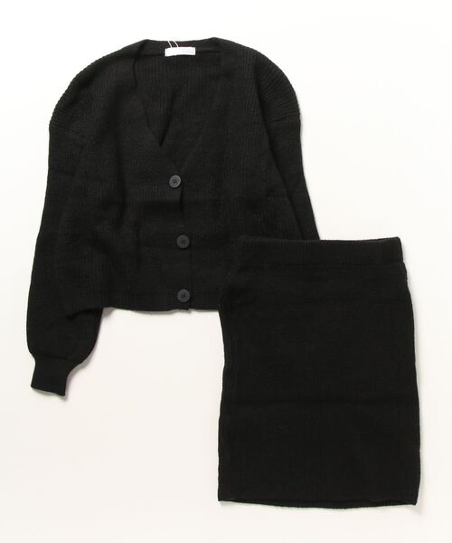Miniministore(ミニミニストア)の「ニットセットアップ レディース 秋冬韓国(アンサンブル・レディース・グレー/ブラック/ベージュ・フリー)」の19枚目の写真