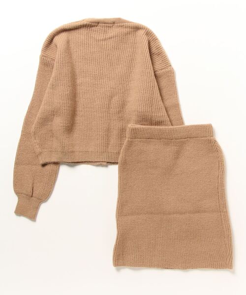 Miniministore(ミニミニストア)の「ニットセットアップ レディース 秋冬韓国(アンサンブル・レディース・グレー/ブラック/ベージュ・フリー)」の21枚目の写真