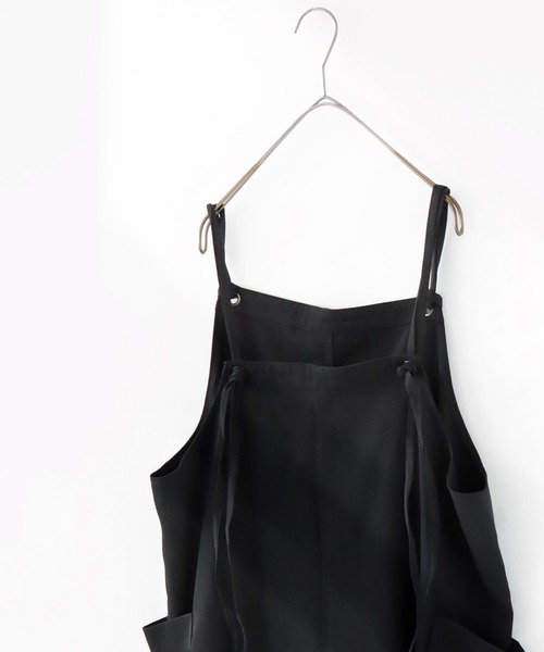 antiqua(アンティカ)の「サロペットパンツ(サロペット/オーバーオール・レディース・ブラック・FREE)」の12枚目の写真