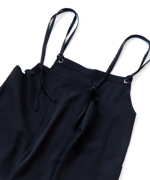 antiqua(アンティカ)の「サロペットパンツ(サロペット/オーバーオール・レディース・ブラック・FREE)」の14枚目の写真
