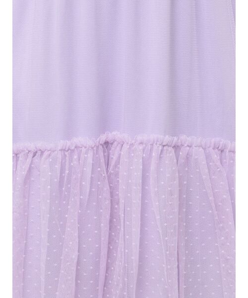 jouetie（ジュエティ）の「チュールティアードロングスカート（スカート・レディース・ブラック/パープル/オフホワイト・MEDIUM）」の16枚目の写真