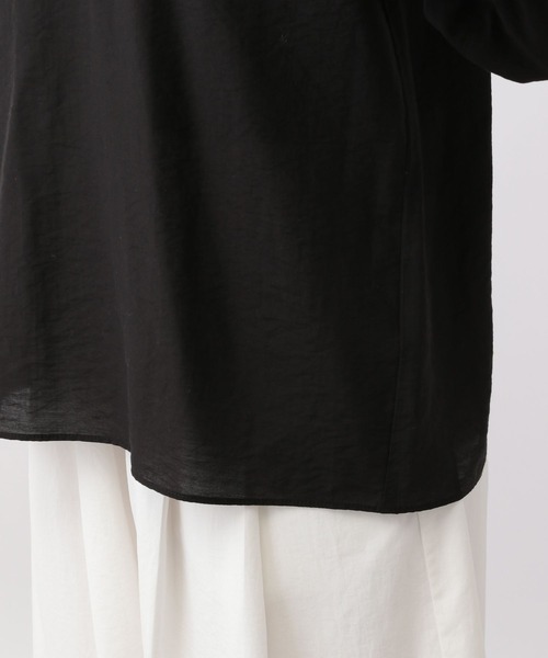 A part by（アパートバイ）の「スリーブフリルブラウス（シャツ/ブラウス・レディース・オフホワイト/ブラック・FREE）」の14枚目の写真