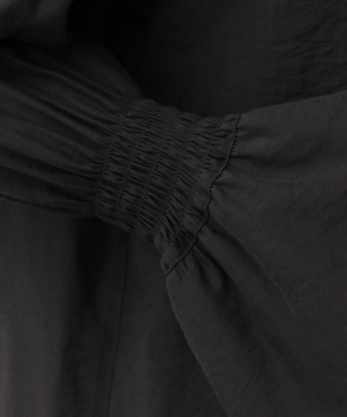 A part by（アパートバイ）の「スリーブフリルブラウス（シャツ/ブラウス・レディース・オフホワイト/ブラック・FREE）」の16枚目の写真
