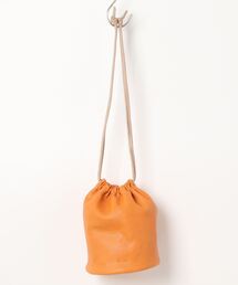 【242】ミニ巾着バッグ❖ララチューン・イエロー 242】ミニ巾着バッグ❖ララチューン・イエロー