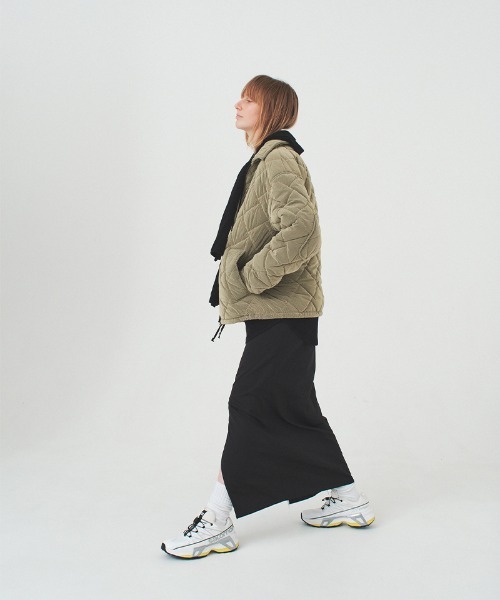 soduk(スドーク)の「padded zip-up jacket(テーラード soduk(スドーク)の「padded zip-up jacket(テーラード