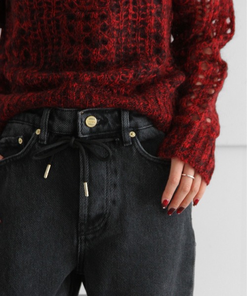 GANNI(ガニー)の「GANNI Mohair Lace Polo(ニット/セーター・レディース・レッド系その他・MEDIUM)」の8枚目の写真
