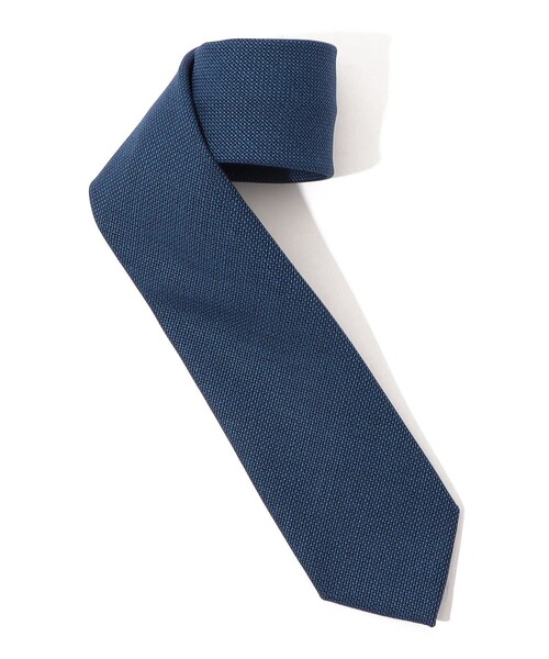 STEFANO BIGI（ステファノビジ）の「STEFANO BIGI ウール ソリッドネクタイ（ネクタイ・メンズ・イエロー/カーキ/ネイビー/ダークブラウン/ブルー・FREE）」の4枚目の写真