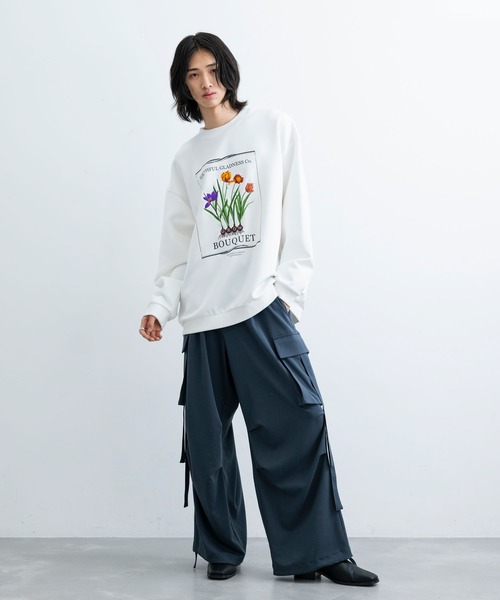 JUNRED（ジュンレッド）の「【 セットアップ対応 】ドレープパラシュートカーゴパンツ（その他パンツ・メンズ・ブラック/ブラック系その他/チャコールグレー・L/M/S）」の12枚目の写真