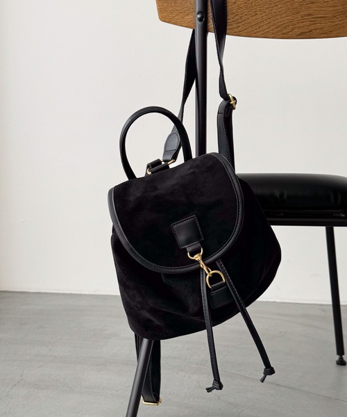 CANAL JEAN（キャナルジーン）の「El mar　フェイクスウェードミニリュック（バックパック/リュック・レディース・ブラック/ブラウン・ONE SIZE）」の10枚目の写真