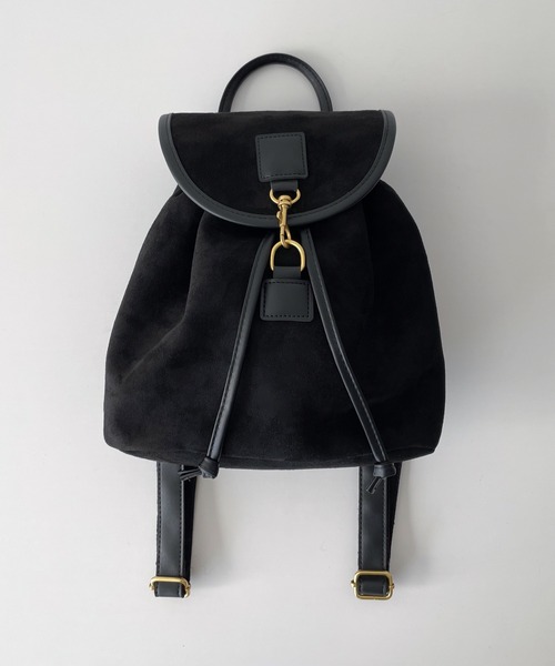 CANAL JEAN（キャナルジーン）の「El mar　フェイクスウェードミニリュック（バックパック/リュック・レディース・ブラック/ブラウン・ONE SIZE）」の5枚目の写真