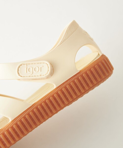 igor（イゴール）の「＜igor＞NICO CARAMELO 14cm-19cm（サンダル・キッズ・オフホワイト・19cm/18cm/17cm/16cm/15cm/14cm）」の12枚目の写真